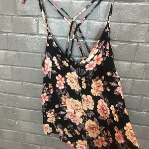 American Eagle Outfitters Tops - american eagle // peach rose floral print cami s American Eagle Outfitters Tops - american eagle // peach rose floral print cami s
